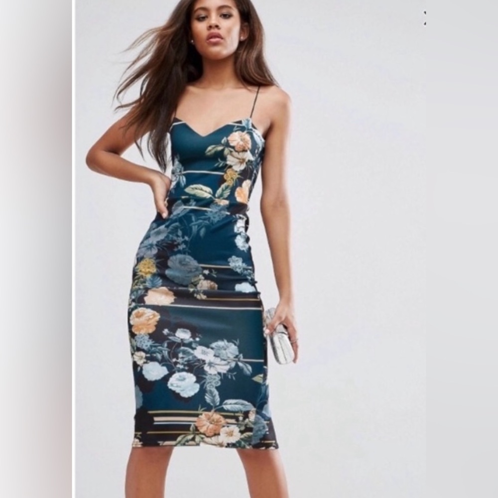 ASOS Floral Midi Dress